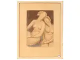 Giovanni Costetti, Figures 1942, mixed media on paper