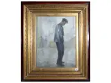 Baccio Maria Bacci, Male figure, oil on canvas