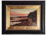 Cafiero Filippelli, Sunset, 1924-1926, oil on panel
