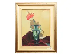 Anthurium by Valentino Ghiglia, oil on panel, offered Jun 2026