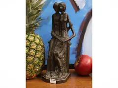 Mauro Manetti, Patinated metal group, depicting two lovers