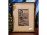 Alessandro Monsagrati, Glimpse of the Doge's Palace, oil on panel
