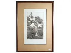 Il sergente by Giovanni Fattori, etching, offered Jun 2026