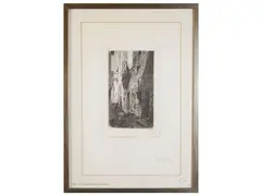 Telemaco Signorini, Dante's house, Posthumous engraving