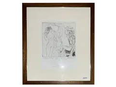 Jules Maidoff, Il vecchio pittore 1995, engraving