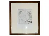 Jules Maidoff, Il vecchio pittore 1995, engraving