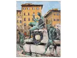 Fosco Pavi, Glimpse of the Neptune Fountain 1979