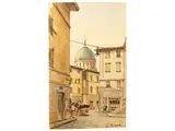 Abramo Scortecci, Views of Florence 1955/56/58, three mixed techniques on paper