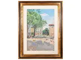 Fosco Pavi, View of Piazza Beccaria 1981