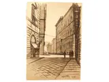Abramo Scortecci, Views of Florence and the Tuscan countryside 1955/56/57, four mixed techniques on paper