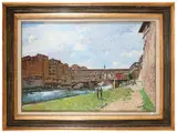 Fosco Pavi, View of Ponte Vecchio from Renaioli 1987