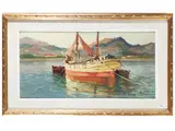Renzo Martini, Navy, oil on hardboard