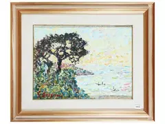 Tuscan seascape by Guido Borgianni, oil on canvas, offered Jun 2026