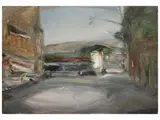 Folco Chiti Batelli, Landscapes, three oil paintings on canvas and tablet