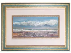 Tuscan navy by Fausto Maria Liberatore, oil on panel, offered Jun 2026