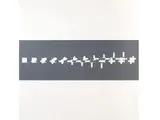 Gianni Colombo, 4 circles cross a square in 12 times 1961-83, silkscreen print