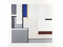César Domela, Geometrical composition n. 4 1923-81, silkscreen print