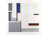 César Domela, Geometrical composition n. 4 1923-81, silkscreen print