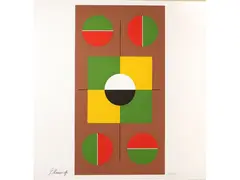 Paul Mansouroff, Informal, silkscreen print