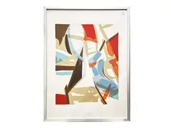 Armando Pizzinato, Compositions, a silk-screen print and an engraving