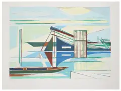 Armando Pizzinato, Untitled, two serigraphs