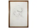 Pietro Annigoni, Male portrait, engraving