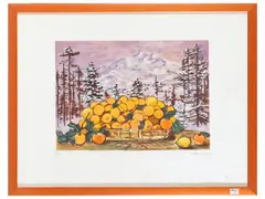 Michele Cascella, Still lifes, two lithographs