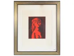 Antonio Bueno, Girl, lithograph