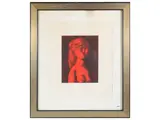 Antonio Bueno, Girl, lithograph