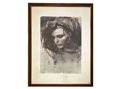 Pietro Annigoni, Rossella, lithograph