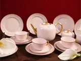 Giovanni Gariboldi, Porcelain tea set, Richard Ginori Pittoria di Doccia, 1930s