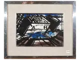 Vinicio Berti, Racconto costruttivo AH , 1976, oil on canvas