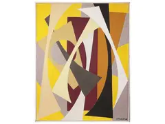 Struttura controluce XI 1975 by Osvaldo Medici Del Vascello, mixed media on canvas, offered Mar 2026