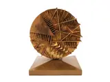 Arnaldo Pomodoro, Disco 1984, bronze sculpture