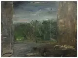 Landscapes 1974/75/76 by Folco Chiti Batelli, three oil paintings on canvas, offered Mar 2026