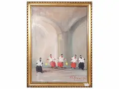 Chierichetti 1990 by Norberto Martini, oil on canvas, offered Mar 2026