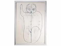 Venturino Venturi, Gesù bambino 1975, ink impression on paper