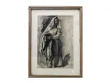 Gianni Vagnetti, Polonana 1938, mixed media on paper