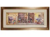 Piazza de' Frescobaldi by Giovanni Ospitali, watercolor on paper applied to cardboard, offered Mar 2026
