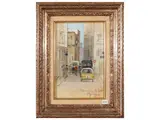 Francesco Pagliazzi, Firenze - Via Condotta, oil on canvas