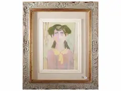 Lorenza by Marcello Boccacci, oil on cardboard, offered Mar 2026