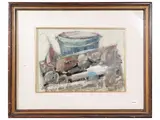 Alvaro Danti, Still life, oil on panel