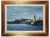 Luciano Guarnieri, Praga, oil on canvas