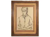 Bruno Rosai, Figure 1964, pencil on paper
