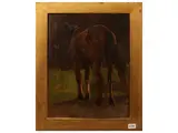 Arthur Lemon, Horse, oil on panel