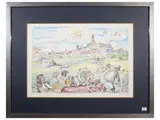 Dilvo Lotti, Bacchanal 1993, mixed media on paper