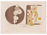 Bruno Saetti, Composition, lithograph
