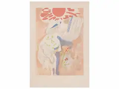 Composition with figure by Bruno Saetti, lithograph, offered Mar 2026