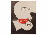 Aron Krich, Picasso Mouth, silkscreen print on plastic and paper