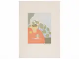 Aldo Salvadori, Female portrait - Como ramos de jacintos, two lithographs